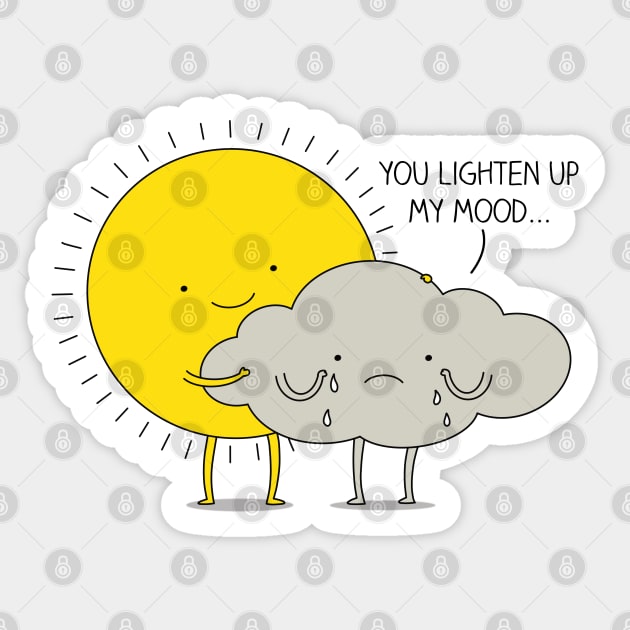 All weather friend Sticker by milkyprint